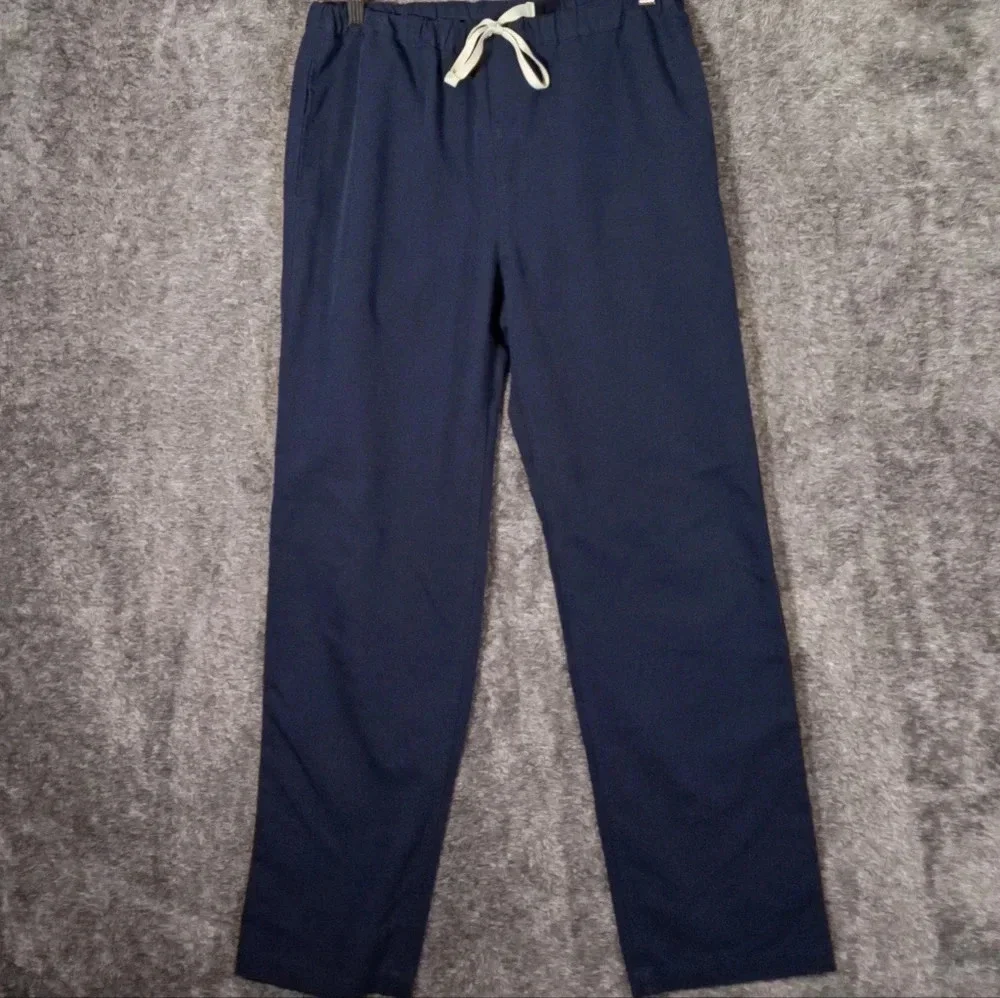 Figs pisco scrub pants extreme blue straight leg men's small